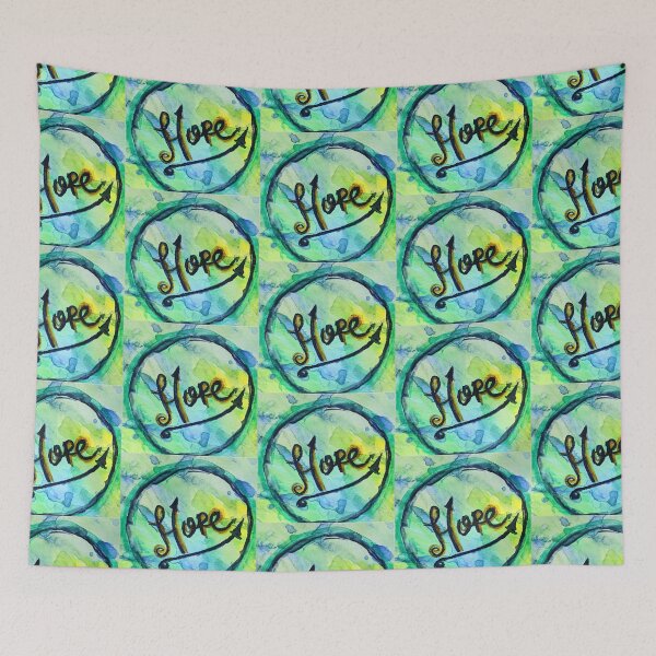 Item preview, Green Watercolor Hope Design designed and sold by MagicGnome47.