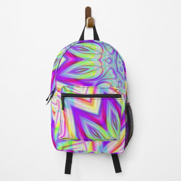 Item preview, Abstract Green, Pink & Purple Glowing Fractal Flower designed and sold by SXW Designs.
