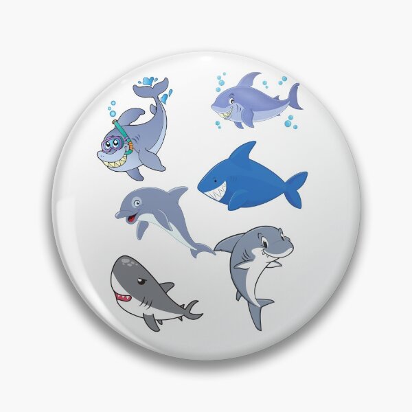 Item preview, Funny and playerful Sharks designed and sold by Hinny8.