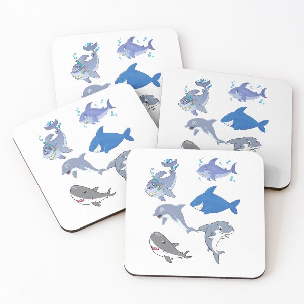 Item preview, Funny and playerful Sharks designed and sold by Hinny8.