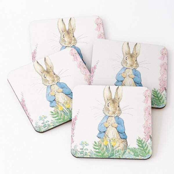 Item preview, Beatrix Potter Peter Rabbit and Flowers Illustration  designed and sold by Pinkmagenta.