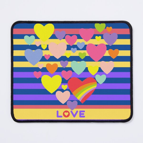 Item preview, Rainbow Hearts and Love designed and sold by SloganExpress.