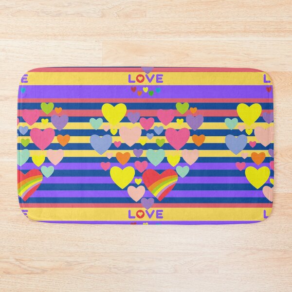 Item preview, Rainbow Hearts and Love designed and sold by SloganExpress.