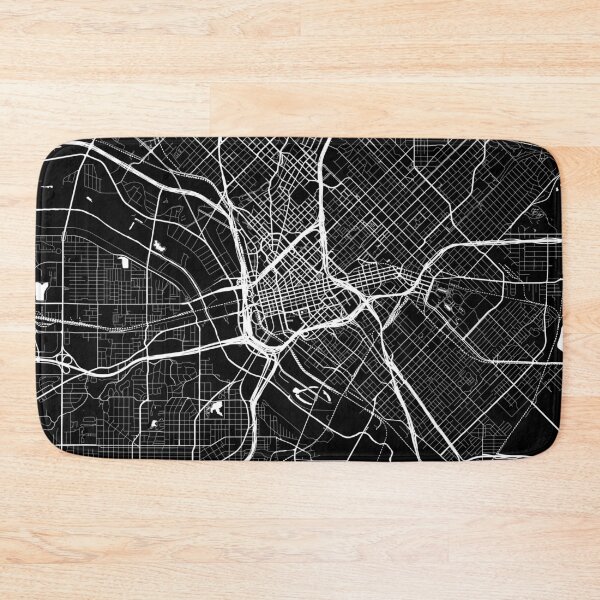 Item preview, Dallas, TX, City Map - Black designed and sold by helloadventure.