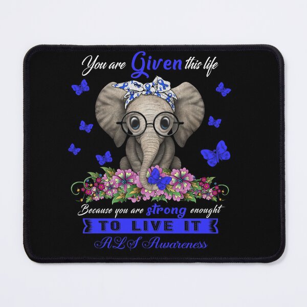 Item preview, ALS Warrior Cute Elephant Lover Gifts designed and sold by Adropine.