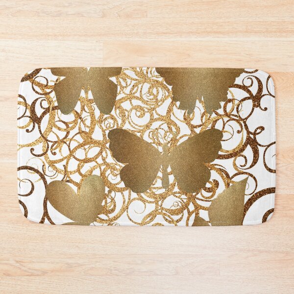 Item preview, BUTTERFLY GOLD-SWIRL PATTERN designed and sold by Kwayako.