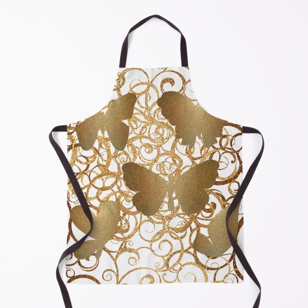 Item preview, BUTTERFLY GOLD-SWIRL PATTERN designed and sold by Kwayako.
