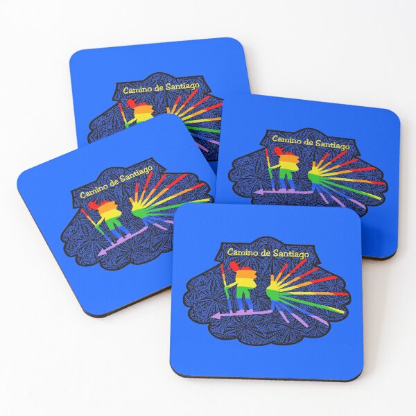 Item preview, Way of St. James pilgrims designed and sold by TanTrisTani.