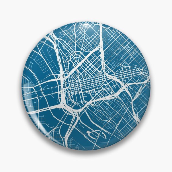 Item preview, Dallas, TX, City Map - Blue designed and sold by helloadventure.