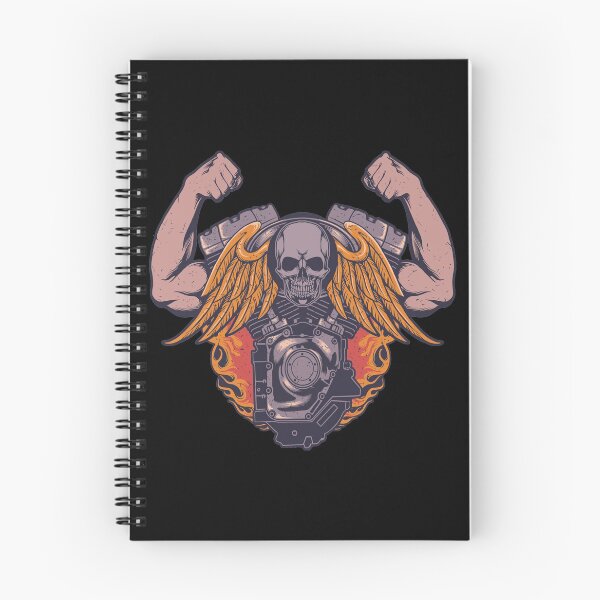 Item preview, motorcycle skull wings strong  Skull Art  Digital style  designed and sold by AEGMEDIA.