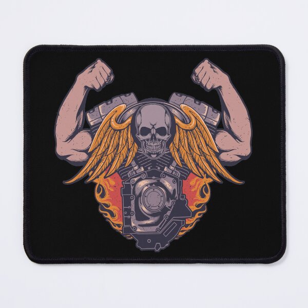 Item preview, motorcycle skull wings strong  Skull Art  Digital style  designed and sold by AEGMEDIA.
