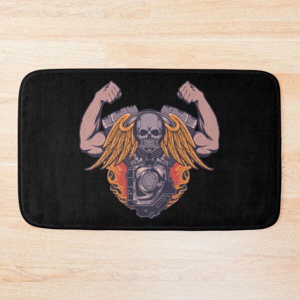Item preview, motorcycle skull wings strong  Skull Art  Digital style  designed and sold by AEGMEDIA.