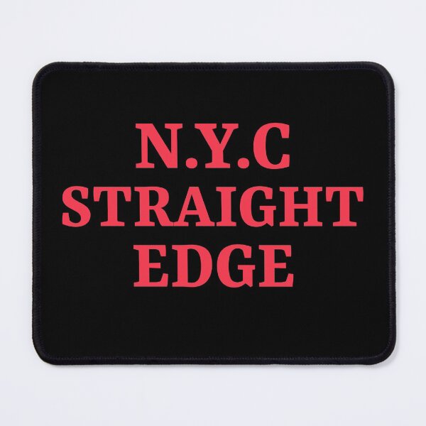 Item preview, NYC STRAIGHT EDGE, New York Hardcore Scene Mouse Pad designed and sold by henes88.
