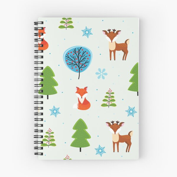 Item preview, Fox deer tree pattern designed and sold by fridayNightfunk.