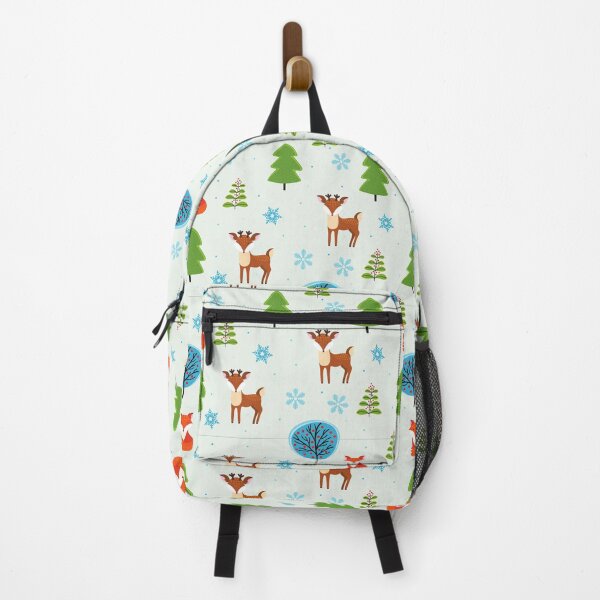 Item preview, Fox deer tree pattern designed and sold by fridayNightfunk.