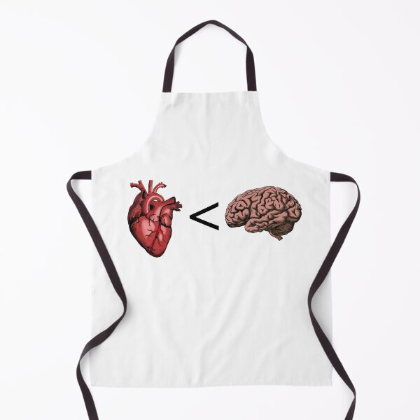 Item preview, Brain over Heart designed and sold by Catspeople.