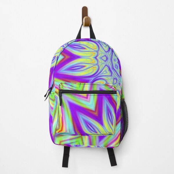 Item preview, Abstract Green, Pink & Blue Flowing Fractal Flower designed and sold by SXW Designs.