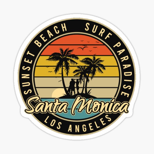 California Dream Sticker Santa Cruz Los Angeles San Diego Malibu Santa  Monica Socal I Love CA Sticker Beach City & Travel -  Canada