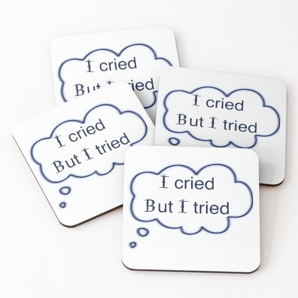 Item preview, I cried but I tried  designed and sold by Completlycold.