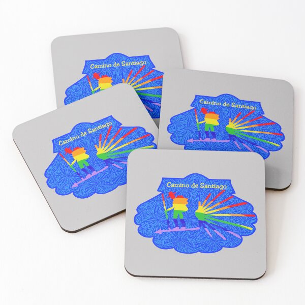 Item preview, Way of St. James pilgrims designed and sold by TanTrisTani.
