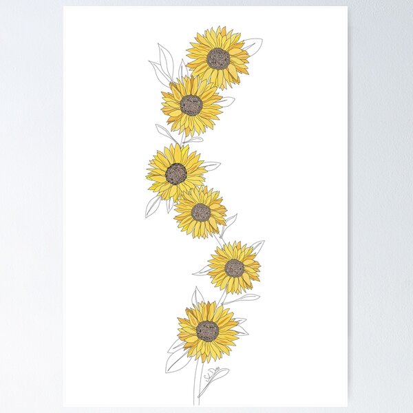 Item preview, Sunflower Scoliosis Spine designed and sold by FusionStudio.