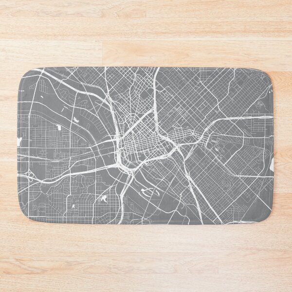 Item preview, Dallas, TX, City Map - Grey designed and sold by helloadventure.