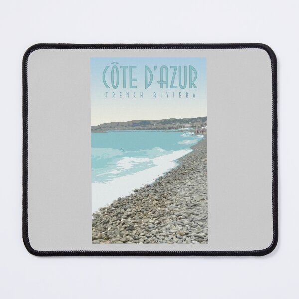 Item preview, cote d'azur vintage travel poster, french riviera, nice designed and sold by MadeByEmilyLam.