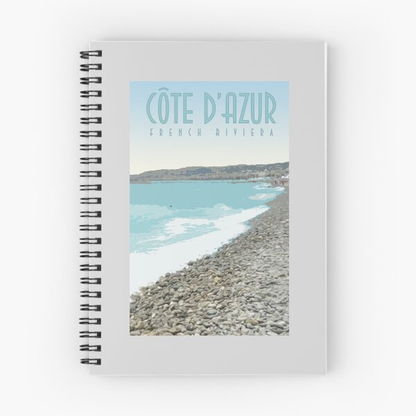 Item preview, cote d'azur vintage travel poster, french riviera, nice designed and sold by MadeByEmilyLam.