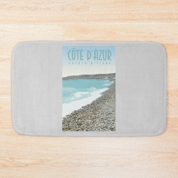 Item preview, cote d'azur vintage travel poster, french riviera, nice designed and sold by MadeByEmilyLam.
