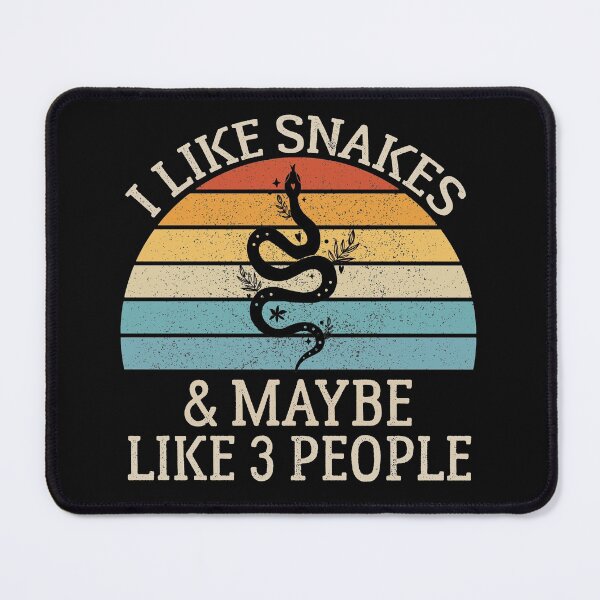Item preview, Snakes Lover Gift, I Like Snakes and Maybe Like 3 People designed and sold by AEOPIN.