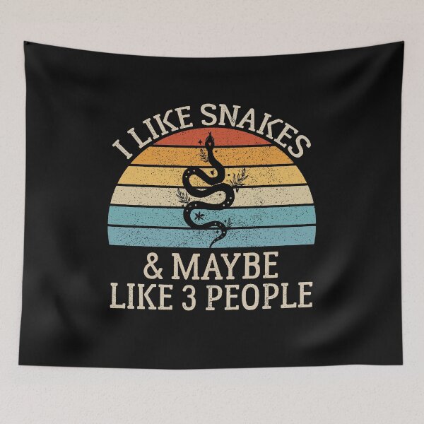 Item preview, Snakes Lover Gift, I Like Snakes and Maybe Like 3 People designed and sold by AEOPIN.