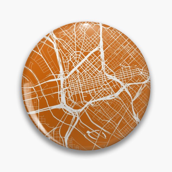 Item preview, Dallas, TX, City Map - Orange designed and sold by helloadventure.