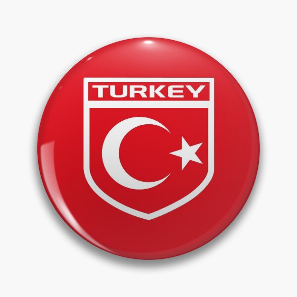 Item preview, Turkey Flag Badge designed and sold by Cestus.