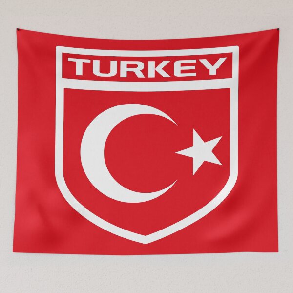 Item preview, Turkey Flag Badge designed and sold by Cestus.