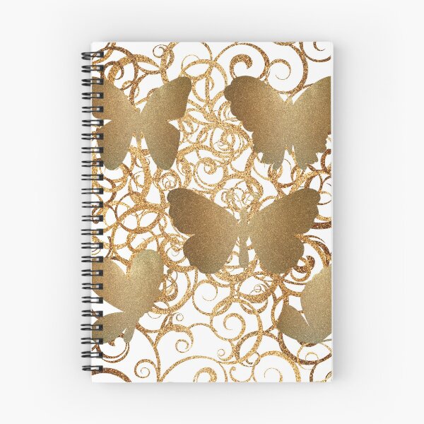 Item preview, BUTTERFLY GOLD-SWIRL PATTERN designed and sold by Kwayako.