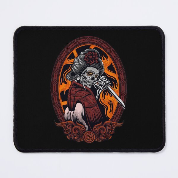 Item preview, Skull Art  Digital style Geisha Skull designed and sold by AEGMEDIA.