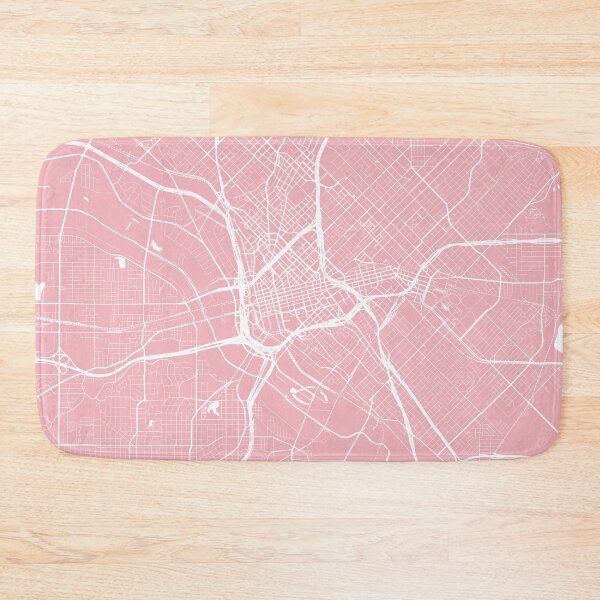 Item preview, Dallas, TX, City Map - Pink designed and sold by helloadventure.