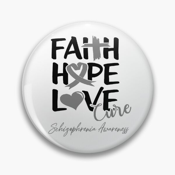 Item preview, Faith Hope Love Cure Schizophrenia Awareness designed and sold by Grooffos.
