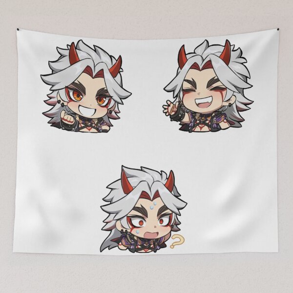 Item preview, Arataki Itto - Genshin Impact designed and sold by Aka-Hanako.