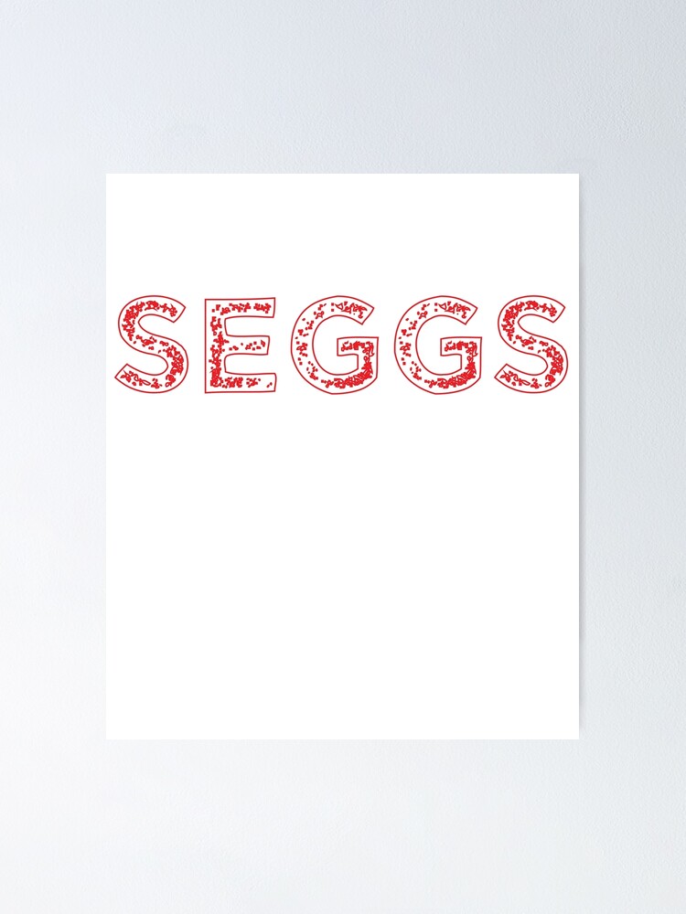"seggs meaning" Poster for Sale by Moumnistore Redbubble