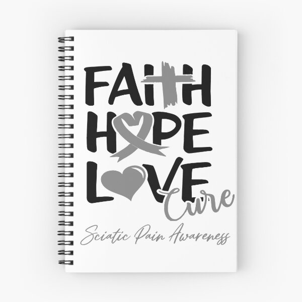 Item preview, Faith Hope Love Cure Sciatic Pain Awareness designed and sold by Grooffos.