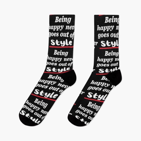 Item preview, Being happy never goes out of style - New Year's Eve and every day positive quotes designed and sold by Rsagur12.