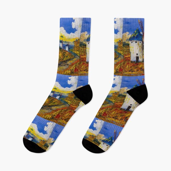 Item preview, Windmills of La Mancha designed and sold by Natalia_Shchip.