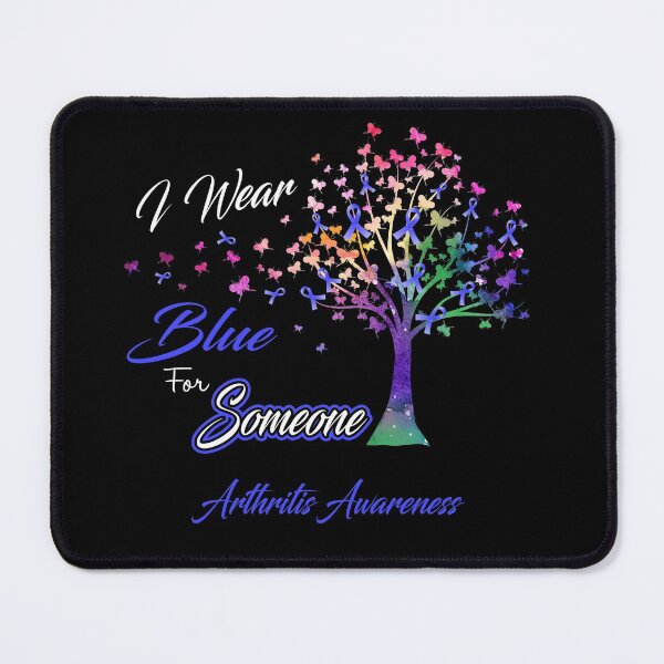 Item preview, Ribbon Tree I Wear Blue For Someone Arthritis Awareness designed and sold by Tadmab.