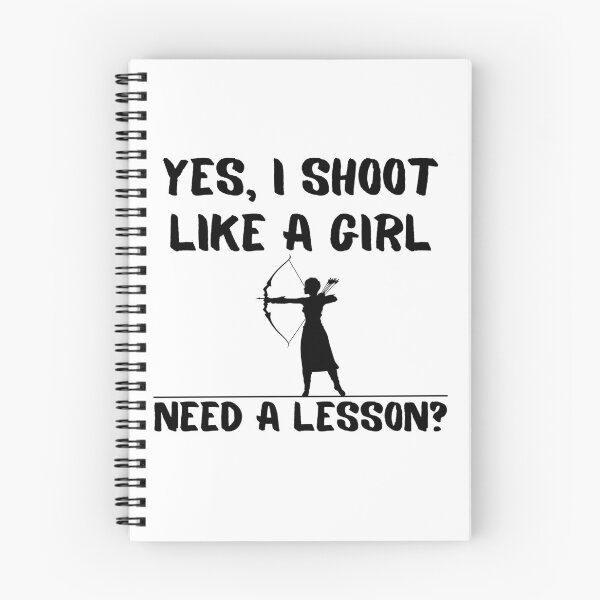 Item preview, I Shoot Like A Girl! Funny T-shirt men gift women gift designed and sold by InnovantDesigns.