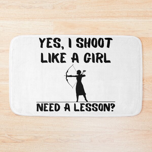 Item preview, I Shoot Like A Girl! Funny T-shirt men gift women gift designed and sold by InnovantDesigns.