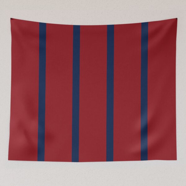 Item preview, Bordeaux Maroon Navy Pinstripes Retro 1994  designed and sold by Sporting Colour.