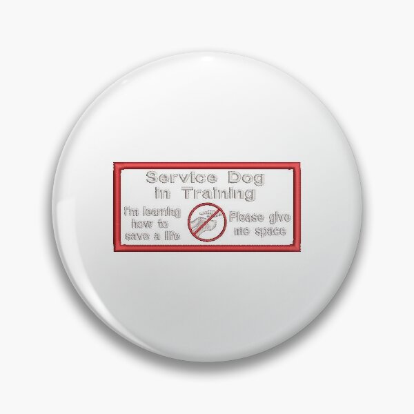 Item preview, Service Dog in Training medical alert patch designed and sold by Zebra-and-Dog.