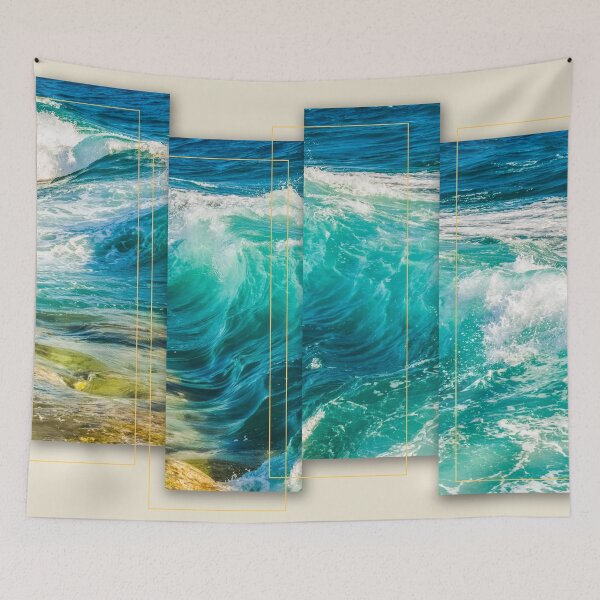 Item preview, Amazing Ocean Waves Crashing on the Beach designed and sold by BigAl3D.