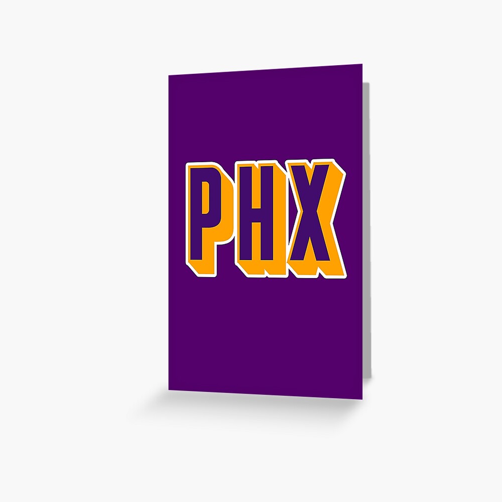 "Phoenix Suns Retro" Greeting Card by Undefeatd Redbubble